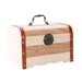 Box Wooden Treasure Chest Bank Storage Wood Money Lid Piggy Jewelry Organizer Keepsake Stash Gift Boxes Handmade Kids