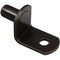 Hardware 1/4 L-Shaped Support Furniture Cabinet Closet Shelf Bracket Pegs with Hole Antique Copper 25 Pack