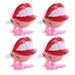 4PCS Wind-up Mouth Toys Cartoon Mouth Clockwork Toy Funny Mouth Shape Wind-up Toy Early Educational Wind-up Toy for Kids Playing