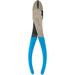 447 GIDDS2-821226 Curved Jaw Diagonal Cutting Plier Grey/Blue 7.5-Inch Curved Diagonal