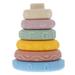 1 Set Stacking Ring Baby Teething Toy Color Cognitive Educational Plaything