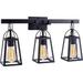 Rustic Farmhouse Vanity 3 Light with Seedy Glass Bath Light (3 Light)