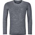 ORTOVOX Herren Shirt 185 MERINO TANGRAM LS M, Größe XXL in Grau