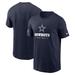 Men's Nike Navy Dallas Cowboys Sideline Performance T-Shirt