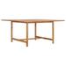 Irfora Patio Table 59.1 x59.1 x29.9 Solid Teak Wood