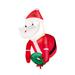 Costway 3.3 Feet Lighted Inflatable Santa Claus Broke Out from Window