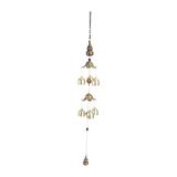 Wind Bell Chime Chimes Retro Garden Feng Hanging Patio Window Antique Good Safe Luck Shui Chinese Coin Copper Decoration