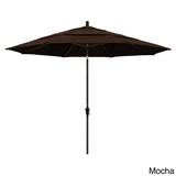 Havenside Home North Bend 11-foot Crank Open Bronze Umbrella by Mocha