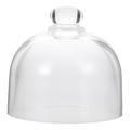 Cover Cake Dome Glass Food Display Dessert Cloche Stand Clear Plate Lid Transparent Serving Proof Snack Cupcake Round