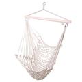 QXDRAGON Outdoor Hanging Swing Cotton Hammock Chair Solid Rope Yard Garden