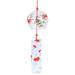 Wind Chimes Chime Japanese Glass Bell Style Bells Handmade Garden Hanging Beautiful Decoration Outdoor Painted Flower