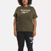 Women's Reebok Identity Big Logo T-Shirt (Plus Size) in Green