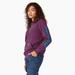 Dickies Women's Water Repellent Sleeve Logo Hoodie - Plum Caspia Size 2Xl (FW202)