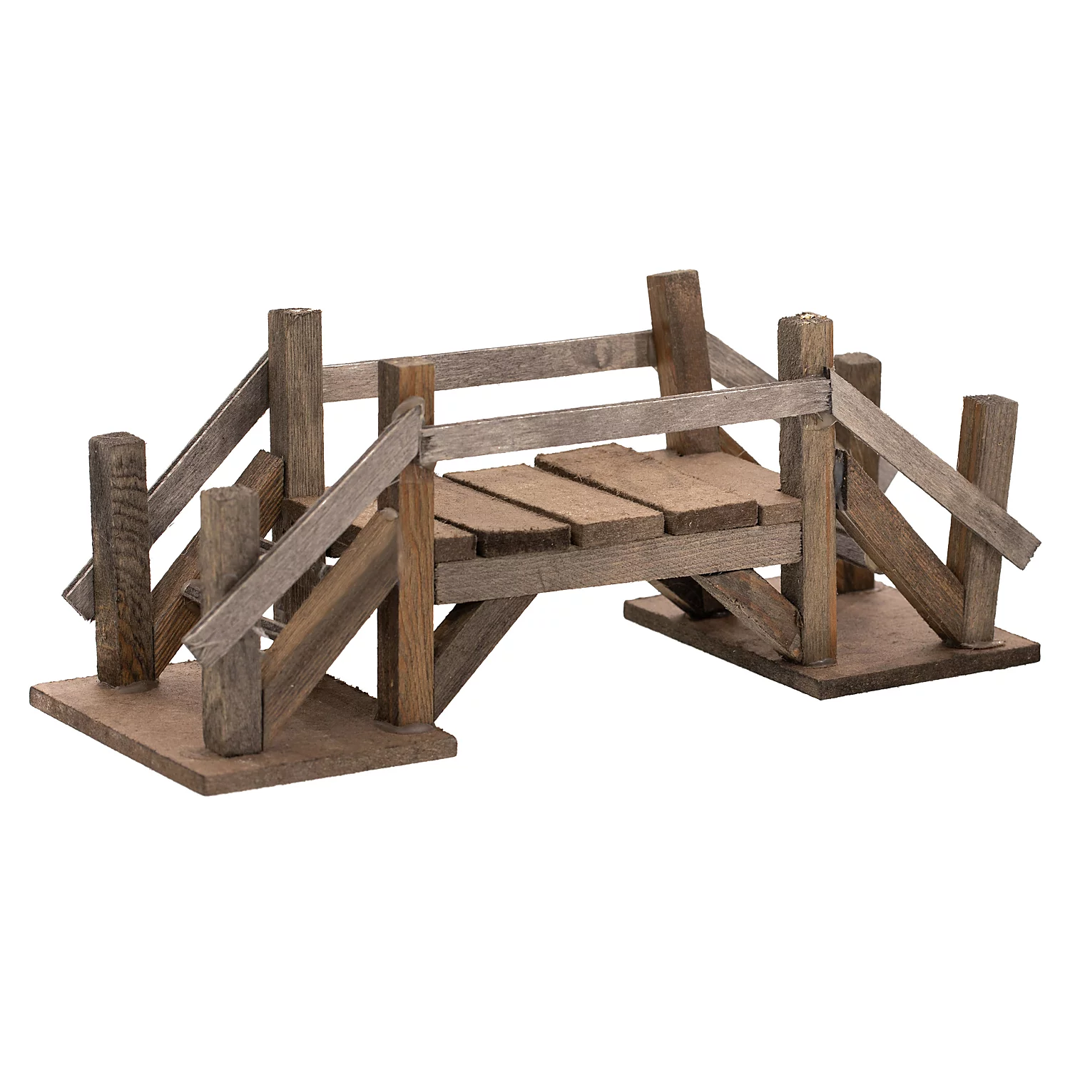 Brücke aus Holz, 19,5 x 6,5 x 8 cm