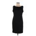 Ann Taylor Casual Dress - Sheath: Black Dresses - Women's Size 8 Petite