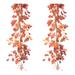 Oak Leaf Garland (Set of 2) 5'L Polyester - 6.5"L x 47"W x 61"H