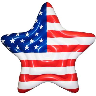 Inflatable American Star Island Pool Inflatable Ride On 9.5-Inch - 9.5"