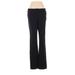 New York & Company Dress Pants - Super Low Rise Boot Cut Boyfriend: Black Bottoms - Women's Size 6