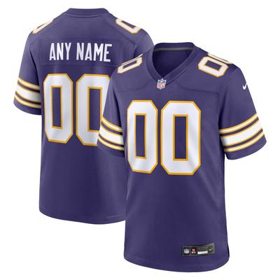 Minnesota Vikings Nike Nike Game Sekundär Ausweichtrikot - Lila - Personalisiert - Herren Image