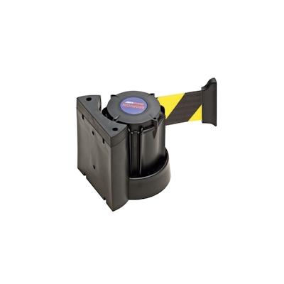 PROREGAL Selbstspannender Wandgurt inkl. Wandhalterung ohne Wandclip | Zum Anschrauben | Gurtmaß LxB 300x5cm | Schwarz, Gurt Gelb-Schwarz Image