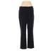 7th Avenue Design Studio New York & Company Dress Pants - Low Rise: Black Bottoms - Women's Size 8