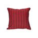 iH casadécor Striped Outdoor Waterproof Cushion Polyester/Polyfill/Synthetic in Red | 18 H x 18 W x 2 D in | Wayfair DT-1009RD(2)