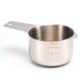 2LB Depot 2Lbdepot 1 Cup Measuring Cup Stainless Steel Metal, Accurate, Engraved Markings US & Metric (240 Ml) | 2 H x 5.5 W x 3.25 D in | Wayfair