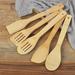 TAYANUC 5-Pieces Wooden Cooking Spoons Kitchen Utensil Set Wood in Brown | Wayfair TAY-ZS001