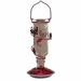 Dakota Fields Anddy Decorative Bird Feeder Plastic in Gray/Red | 10 H x 7.8 W x 7.8 D in | Wayfair BC4ABFF44D7C4F2688EE68169BB7FAFF