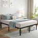 Alwyn Home 18" High Bed Frame in Black | Full/Double | Wayfair BF5456B671D74501BCFF7F938EE6903B