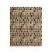 Brown 94 x 63 x 0.39 in Area Rug - Corrigan Studio® Rectangle Lakhwinder Geometric Machine Woven Area Rug in/Tan | 94 H x 63 W x 0.39 D in | Wayfair