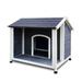 Tucker Murphy Pet™ Debany Natural Dog House Wood House in Black/Brown/Gray | 32.63 H x 35.96 W x 39.51 D in | Wayfair