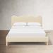 Birch Lane™ Veda Upholstered Bed Metal/Linen in Gray/Black | 37 H x 45 W x 85 D in | Wayfair 5F8F465AA62B4FC1A577A54002C540FA
