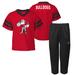 Infant Red Georgia Bulldogs Two-Piece Zone Jersey & Pants Set