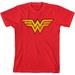 Youth Red Wonder Woman T-Shirt