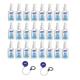 PURELL ADVANCED HAND SANITISER GEL 60mL x 24 Pack. Portable Pump Bottle, with 2 x PURELL PERSONAL Gear Retractable Clip