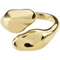 Pilgrim Gold Plated Chantal Pebbles Recycled Ring - Gold