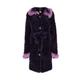 Women's Pink / Purple Violet Handmade Knit Cardigan Extra Small Andreeva