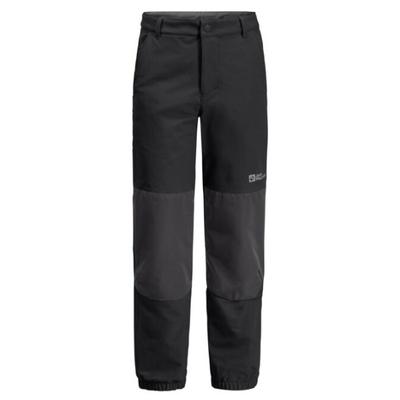 Jack Wolfskin - Rascal Winter Pants Kids - Softshellhose Gr 128 schwarz