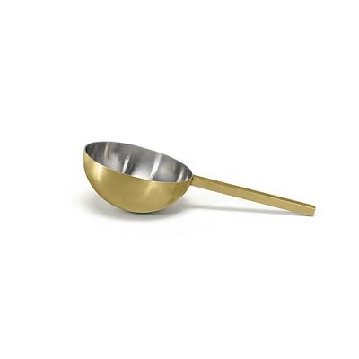 Front of the House BUT032GOS23 6"L Round Ice Scoop, Stainless Steel, Matte Brass, Gold