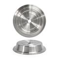 Front of the House DCV004BSS23 11" Round Plate Cover - 2 1/4"H, Stainless Steel w/ Brushed Finish, Silver