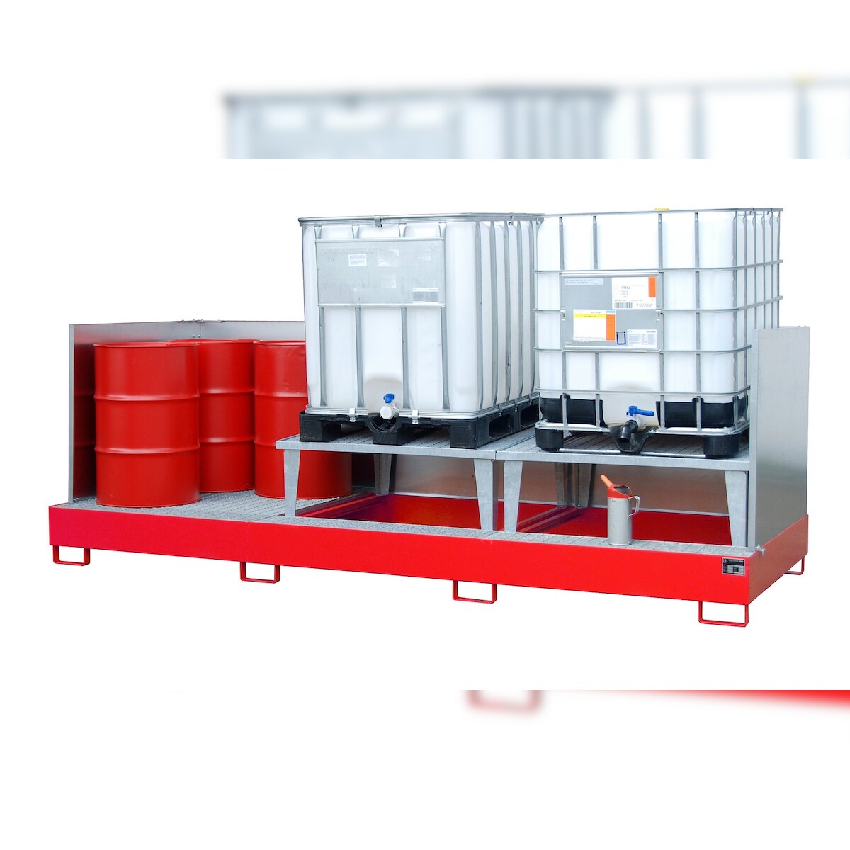 Auffangwanne AWA 32/SW, lackiert, Feuerrot Image