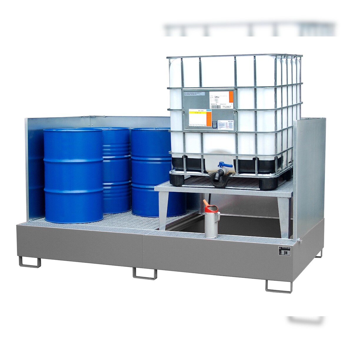 Auffangwanne AWA 21/SW, lackiert, Mausgrau Image