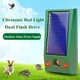 Solar Powered Ultrasonic Electronic Bird Repellent IP58 Waterproof Pigeon Deterrent Strong LED