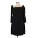 Club Monaco Casual Dress - Shift Square 3/4 sleeves: Black Print Dresses - New - Women's Size 4