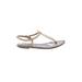 Sam Edelman Sandals: Ivory Shoes - Women's Size 6 1/2 - Open Toe