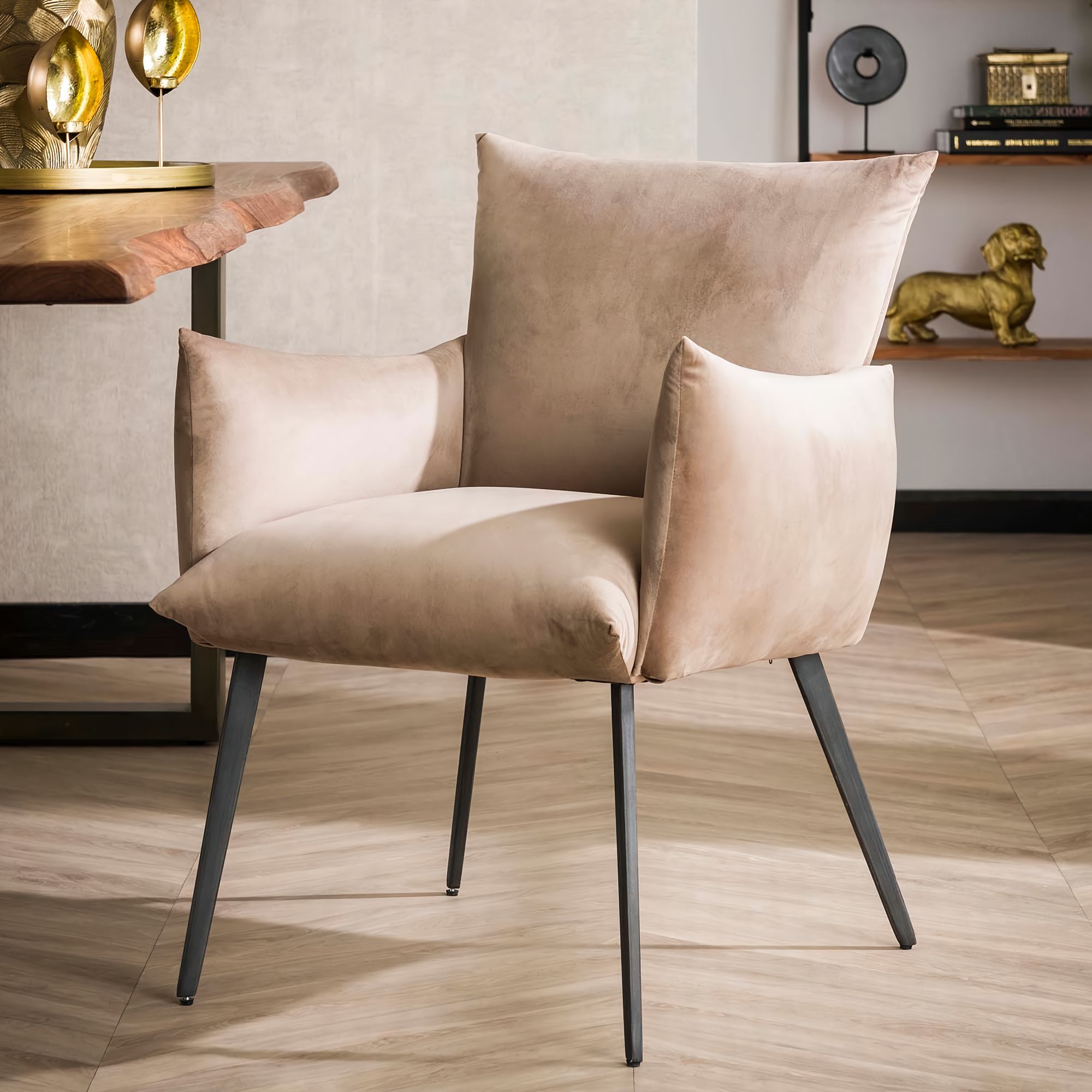 designline »Lobby« Esszimmerstuhl champagner