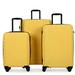 3 Piece Luggage Sets ABS Lightweight Suitcase with Two Hooks, Spinner Wheels, TSA Lock, (20/24/28)