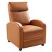 Recliner Chair Padded Seat Faux Leather Single Sofa Recliner Modern Recliner Seat Club Chair Home Seating