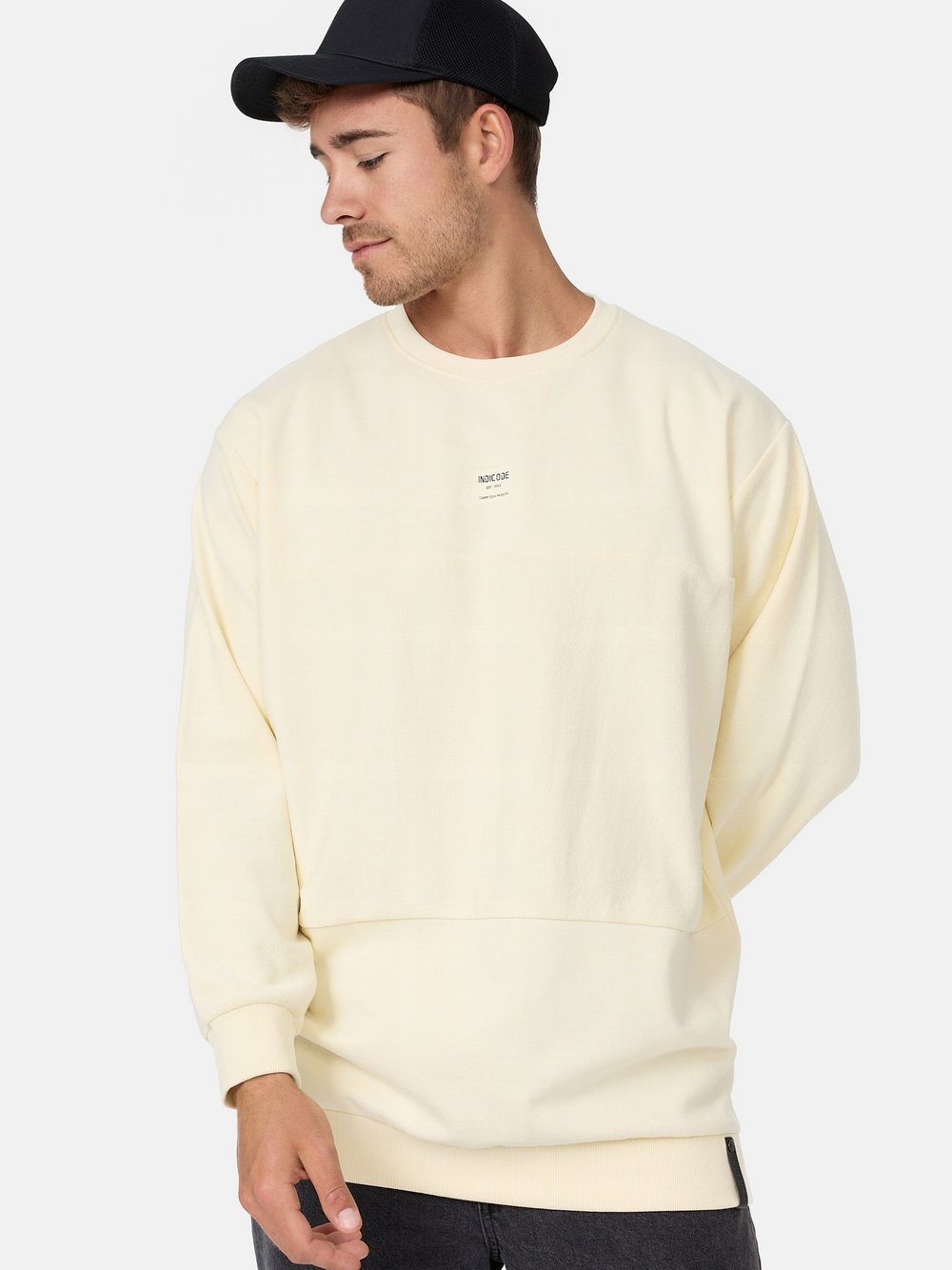 Indicode Sweatshirt Herren vanille, M Image